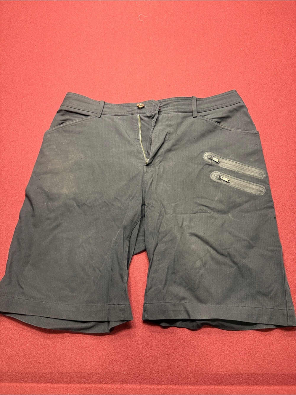 lululemon athletica Black Zip-Pocket Hybrid Shorts